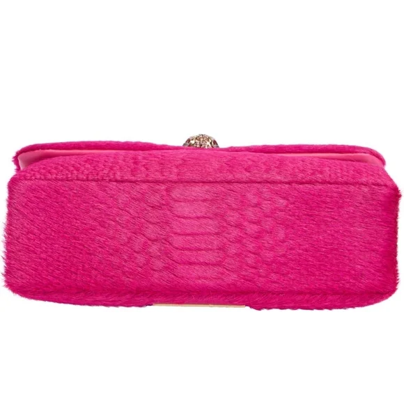 Kurt Geiger Luxurious Pink Handbag with Gold Accents - Picture 7 of 16